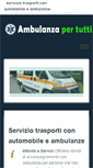 Mobile Screenshot of ambulanzapertutti.org